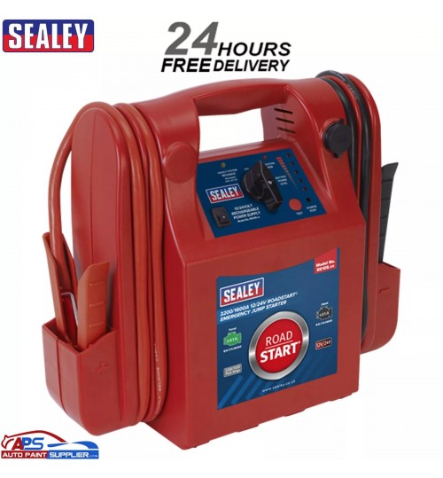 Sealey RS105 12V 24V RoadStart Jump Starter Booster Emergency Power Pack